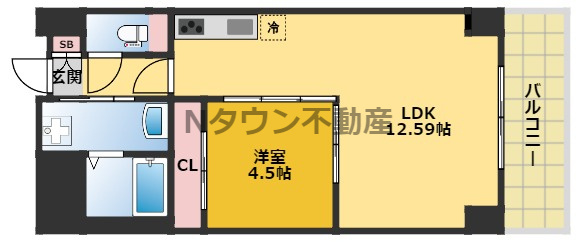 【間取り】 | 古出来エンブルコート(旧GRANDUKE古出来) | 間取りです。