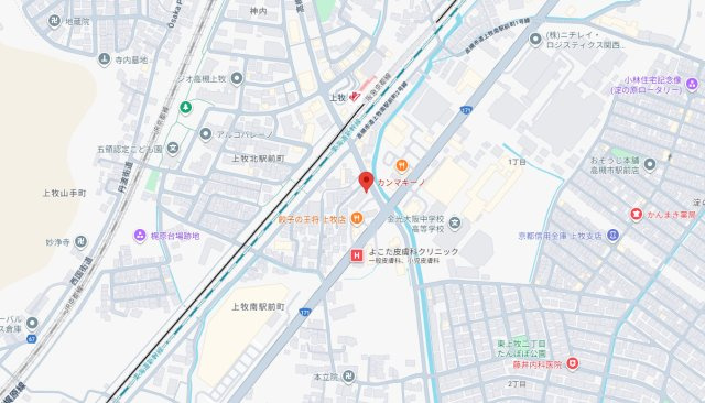 カンマキーノの地図