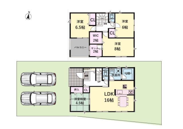 ５号棟　４LDK　駐車場２台以上