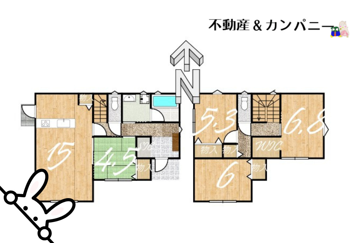 堀江町の新築のおうちNo.7　松山市堀江町新築戸建の間取り