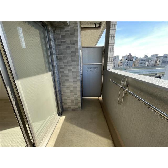 アスリート本町リバーウエストのバルコニー