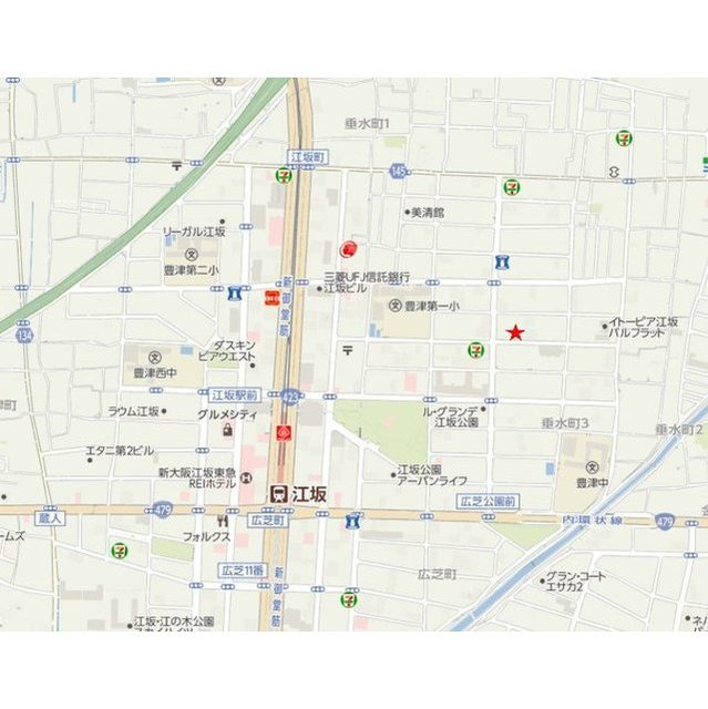 アスリート江坂Ⅱ番館のその他|建物配置図