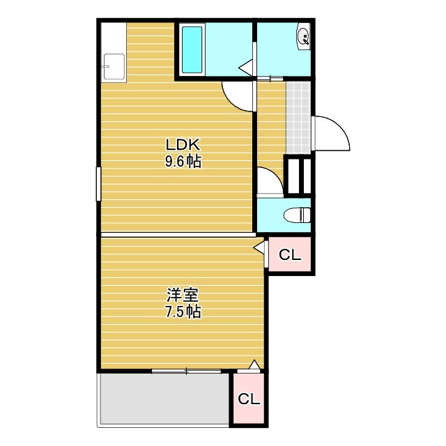 ハイム天神Ⅰの間取り