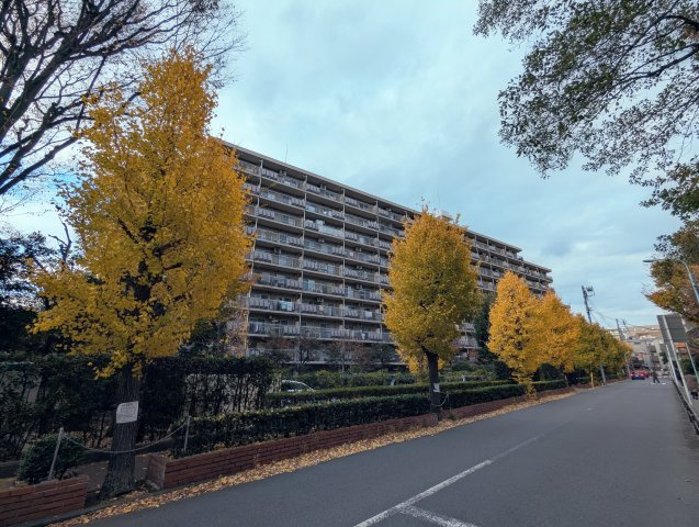 小豆沢パークファミリアA棟の外観|小豆沢公園対面の大規模コミュニティ