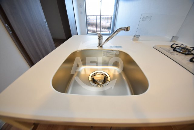 スプランディッド難波WESTのキッチン|スプランディッド難波WEST　シンク