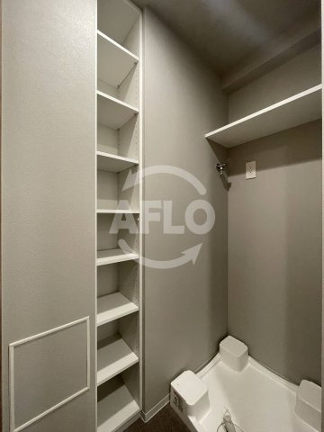 リビオレゾン靭公園の洗面所|リビオレゾン靭公園　洗濯パン