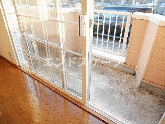 メゾンシャンポリオン　Ｃのバルコニー|高崎、前橋のお部屋探しはエンドスケープまで！お客様の理想お聞かせ下さい♪