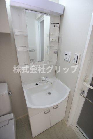 SHOKEN Residence 横浜鶴見Ⅴの独立洗面台