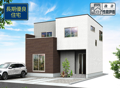 【外観パース】 | 静岡市駿河区中島 22期 新築一戸建て 4号棟 | 外観パースです