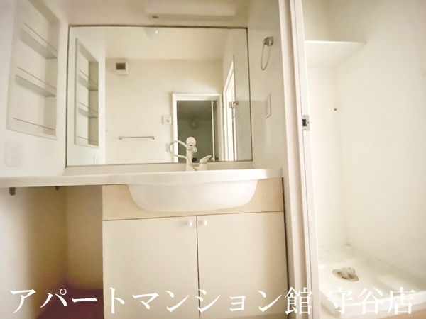 アルト守谷Bの独立洗面台