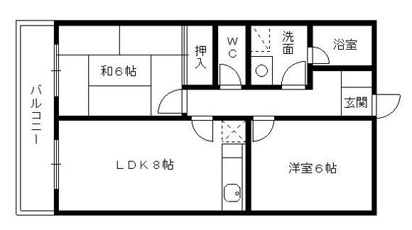 シティベール日の出の間取り