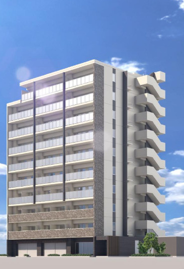 草津市野村５丁目の店舗事務所の外観
