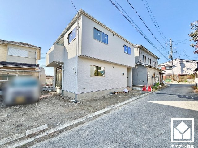 草津市草津４丁目　1期　1号地の前面道路含む現地写真|3月5日　現地写真更新