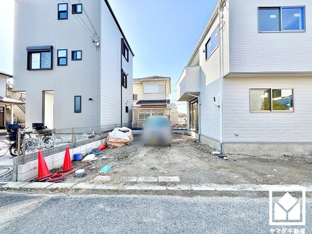 草津市草津４丁目　1期　1号地の駐車場|3月5日　現地写真更新