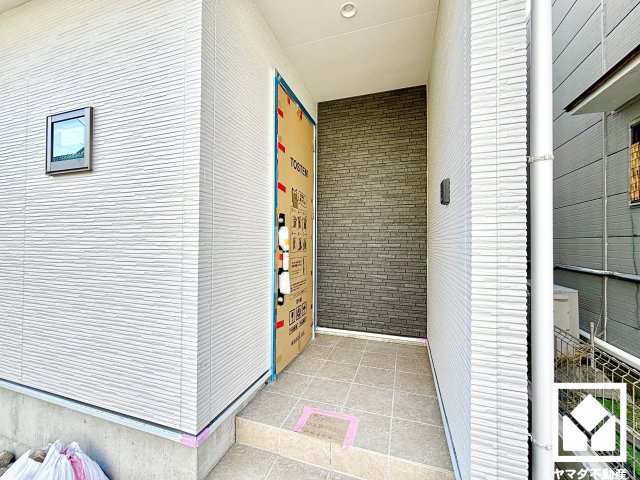 草津市草津４丁目　1期　1号地の前面道路含む現地写真|12月2日　現地写真更新