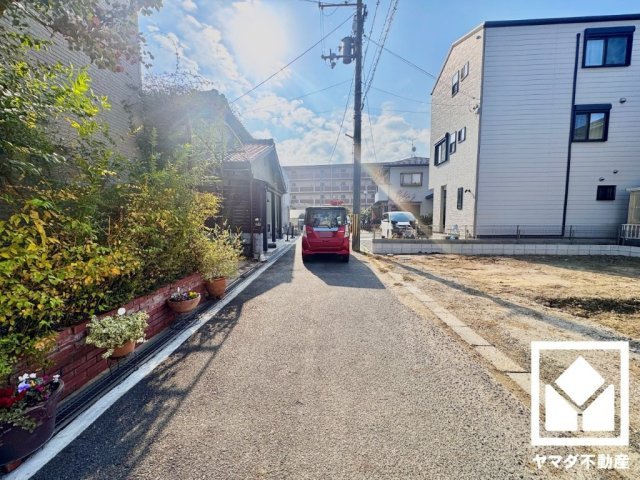 草津市草津４丁目　1期　1号地の前面道路含む現地写真|12月2日　現地写真更新