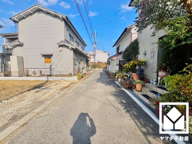 草津市草津４丁目　1期　1号地の前面道路含む現地写真|12月2日　現地写真更新