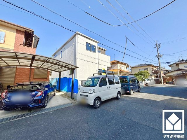 草津市矢橋町　1期　1号棟の前面道路含む現地写真|3月5日　現地写真更新