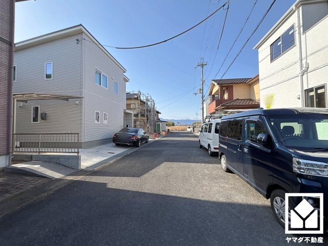 草津市矢橋町　1期　1号棟の前面道路含む現地写真|3月5日　現地写真更新