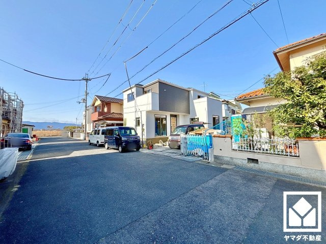 草津市矢橋町　1期　1号棟の前面道路含む現地写真|3月5日　現地写真更新