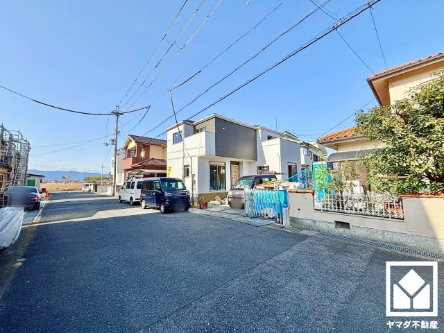草津市矢橋町　1期　1号棟の前面道路含む現地写真|3月5日　現地写真更新