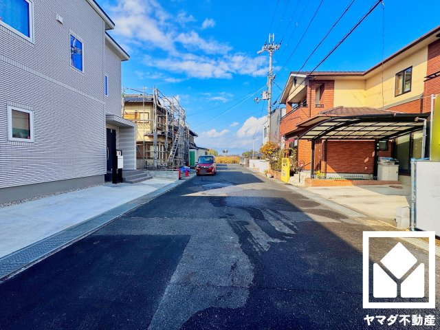 草津市矢橋町　1期　1号棟の前面道路含む現地写真|12月2日　現地写真更新