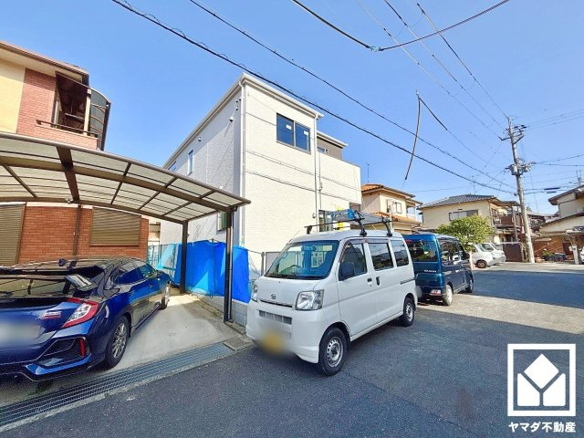草津市矢橋町　1期　1号棟の前面道路含む現地写真|3月5日　現地写真更新