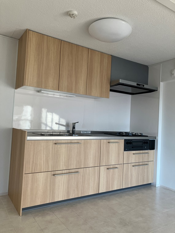 本厚木ハイツＢ棟のキッチン