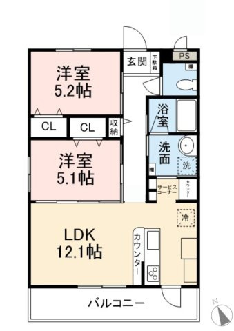 TREVO　YRの間取り