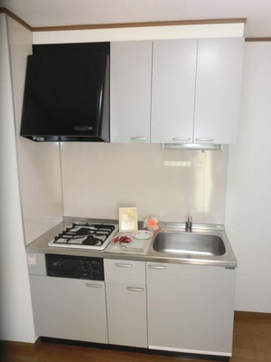 コンロ２口システムキッチン