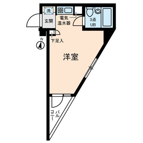 【間取り】 | キャッスル・日野台