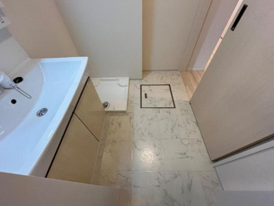 【洗面所】 | （仮）千駄塚新築アパート | 洗髪洗面化粧台（イメージ）