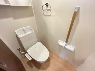 【トイレ】 | 笹谷字古屋前新築アパート | シャワー付トイレ（イメージ）