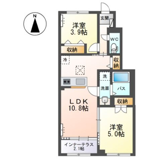 【間取り】 | 笹谷字古屋前新築アパート