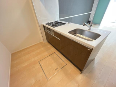 【キッチン】 | 笹谷字古屋前新築アパート | キッチン（イメージ）