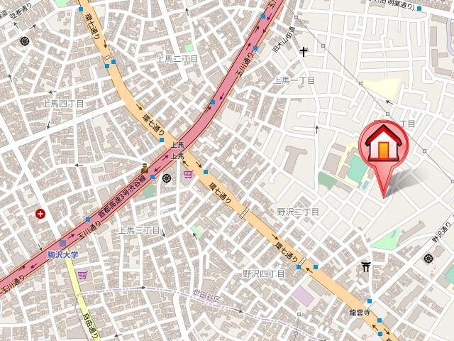 スカイハイツの地図