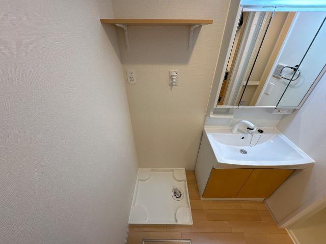 サンフォレスト杉水の洗面所|洗濯機置場