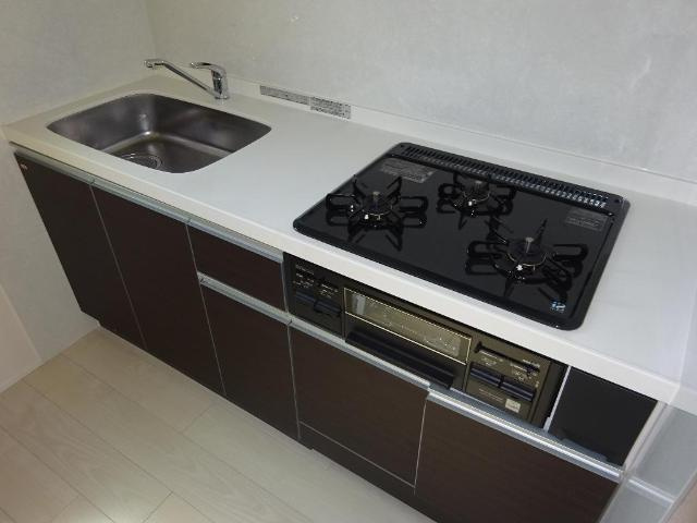 Ａｒｉｅｔｔａのキッチン|３口ガスコンロ