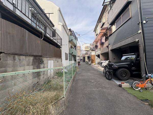 【前面道路含む現地写真】 | 大阪市城東区成育4丁目　売土地