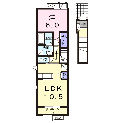 ヴィル・フォーレⅤの間取り