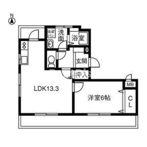 プランタン2番館のバルコニー