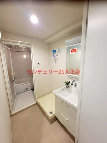 大正リバーサイドヴィラの独立洗面台