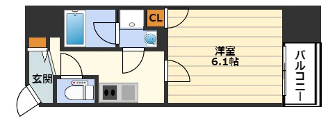 Luce Minamimorimachi（ルーチェ南森町）の間取り
