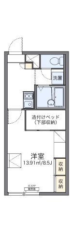 レオパレスわかばの間取り