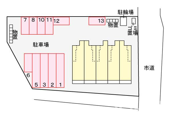 エレガンシア・ＫＯＫＵＨＵの区画図