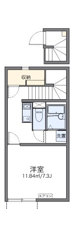 レオネクストスクウェア　ワンの間取り