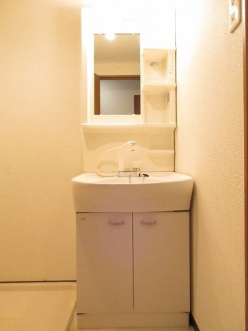 サンライズ・マンションの洗面所