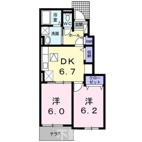 エルモアの間取り