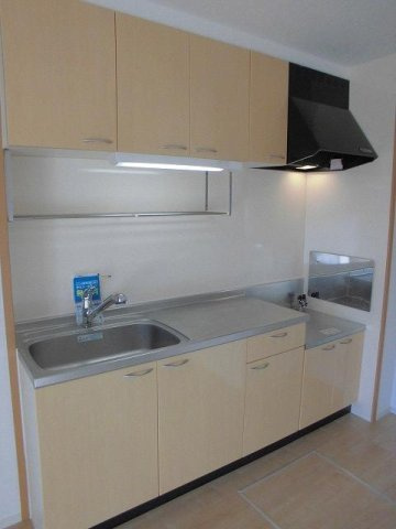 ハピネスコート　Ａのキッチン|お料理しやすいキッチンです