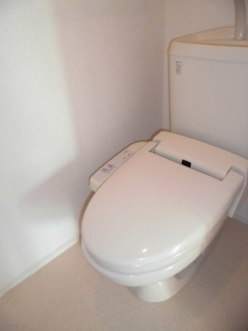 ハピネスコート　Ａのトイレ|清潔感のあるトイレです